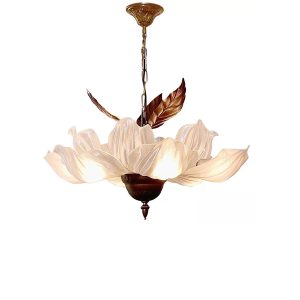 Retro petal chandlelier