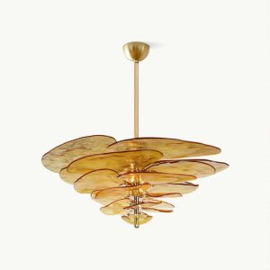 Murano Style Glass Chandelier